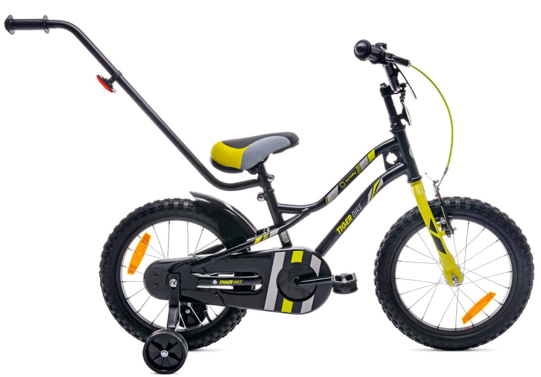kinderfahrrad tiger Kinderfahrrad 16 Zoll für Jungen, Lenker, Stützräder, Klingel, Tiger B – SunBaby