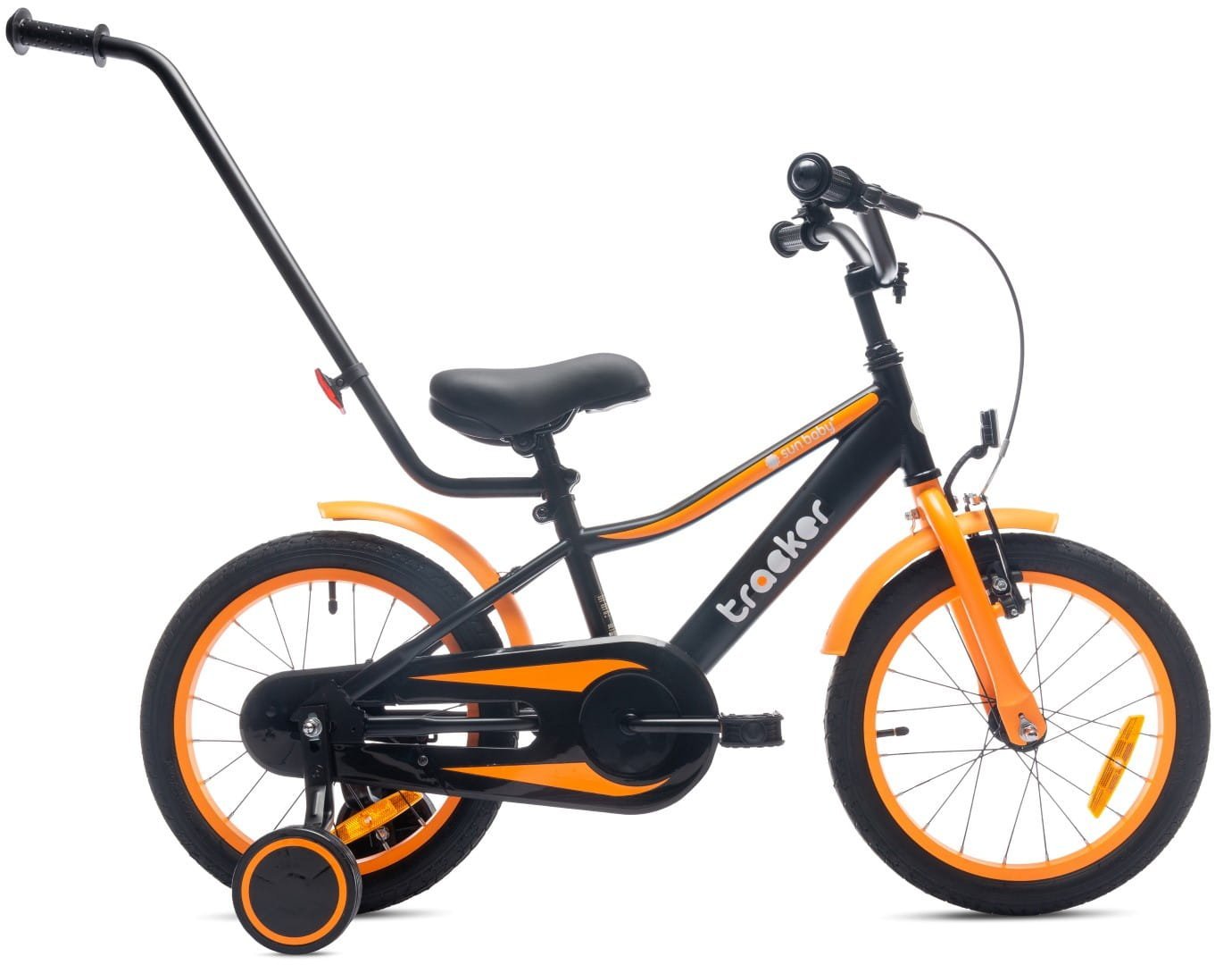 Jungenfahrrad 16 Zoll Tracker Bike neonorange II Qualität