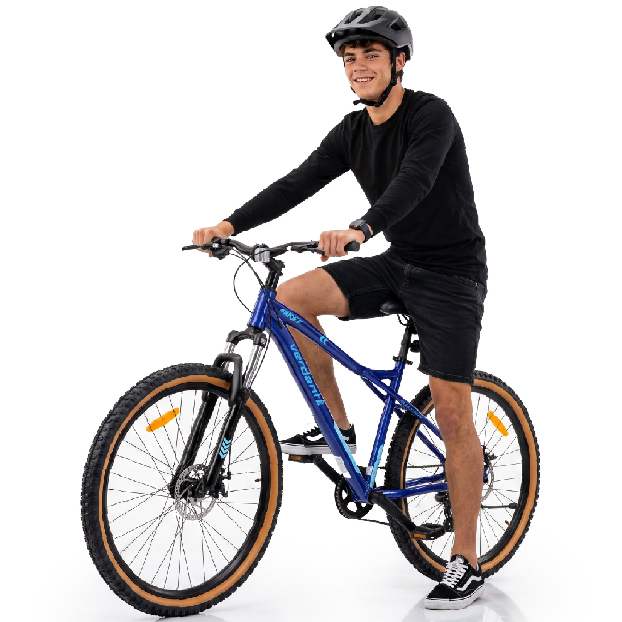 MTB 27,5 Zoll Mountainbike, 21 Gänge, Aluminium, leicht, mit Stoßdämpf – SunBaby