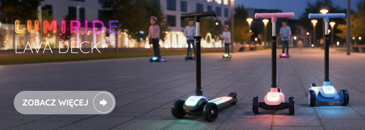 Hulajnoga dla dziecka Lumi Ride lava deck sun baby