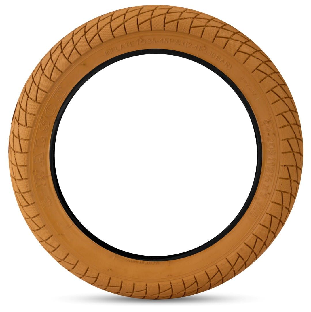 12-Zoll-Fahrradreifen 12 1/2 x 2,125 54-203 dunkelbeige
