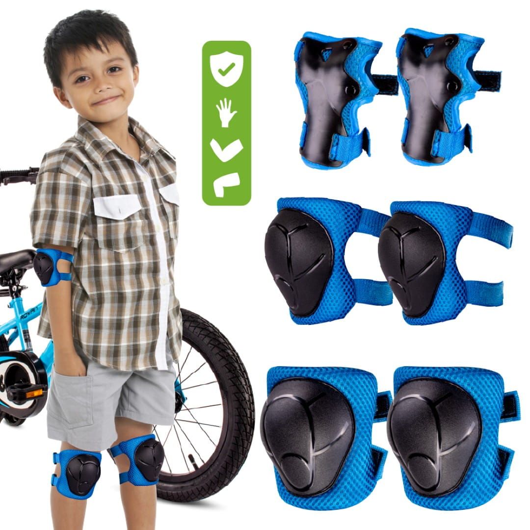 kinderfahrrad roller Knie- und Ellbogen-Handgelenkschützer-Set für Fahrrad, Roller, Rollsch – SunBaby