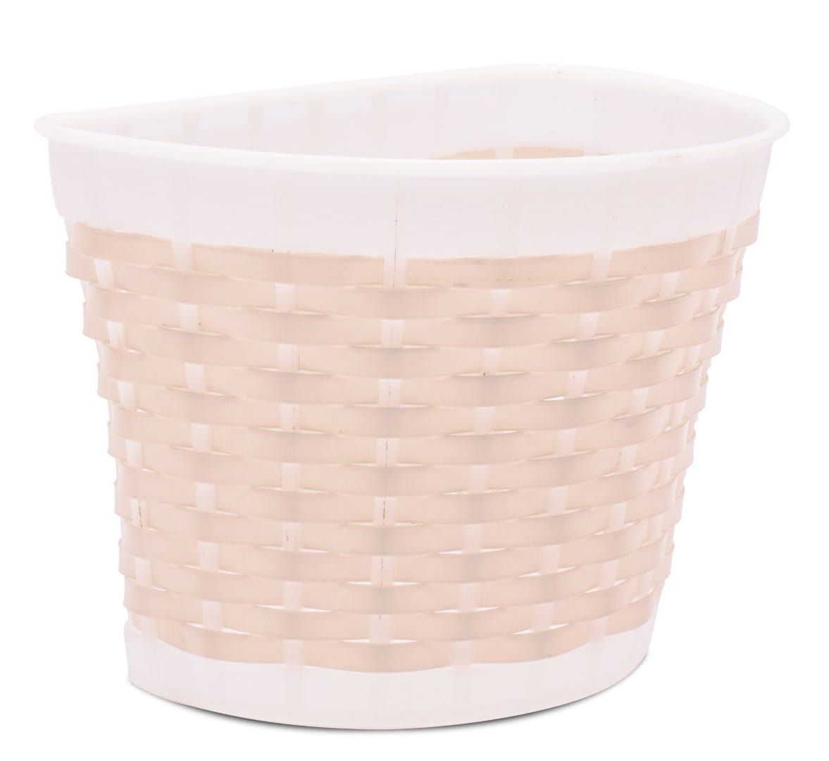 Sun Baby Fahrradkorb aus Kunststoff, weiß/beige, für Kinder