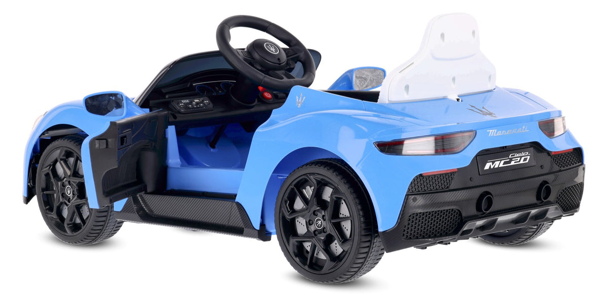 Battery-powered car Ride-on car Maserati GT Cabrio Pilot blue