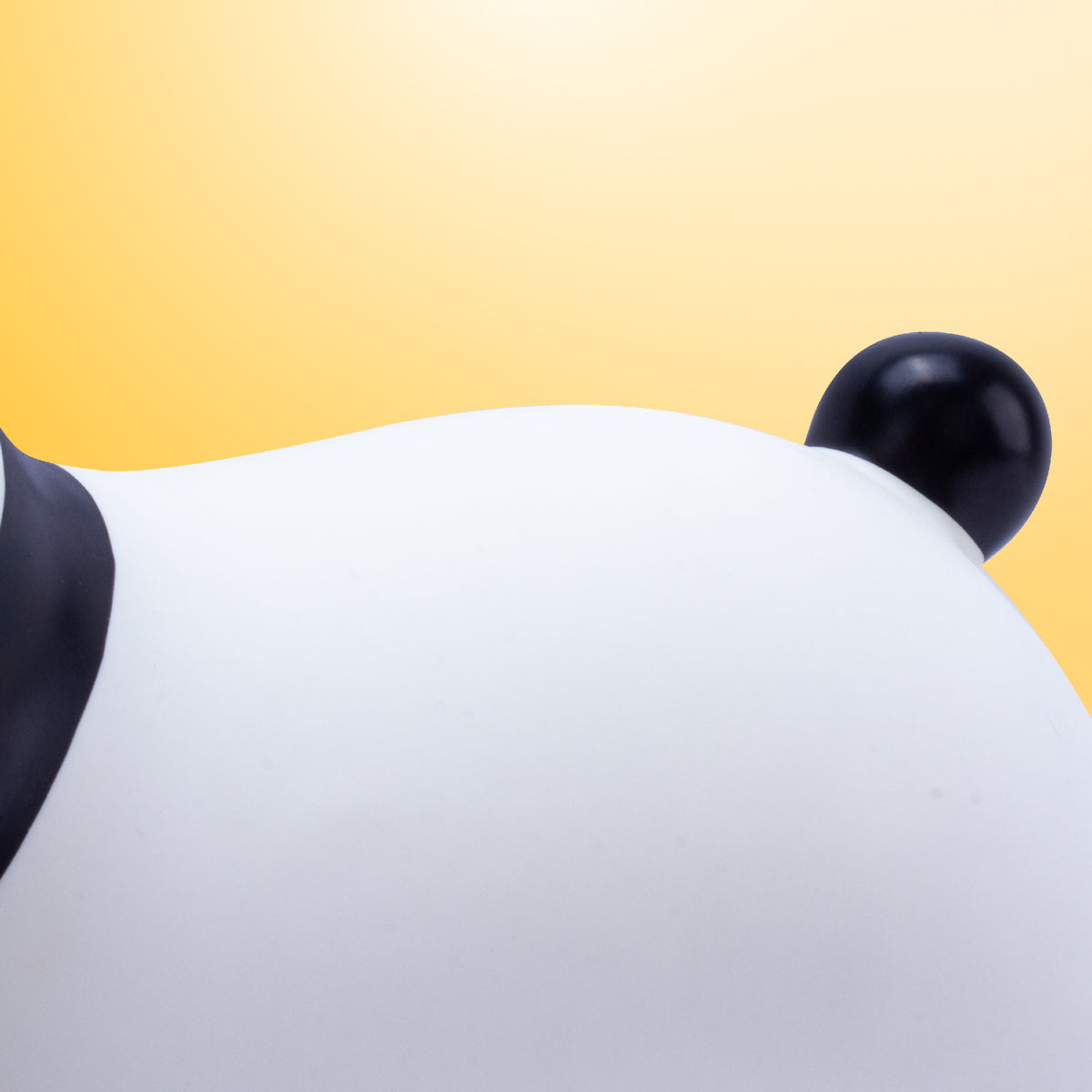Skoczek gumowy dla dzieci PANDA biały do skakania z pompką II gatunek