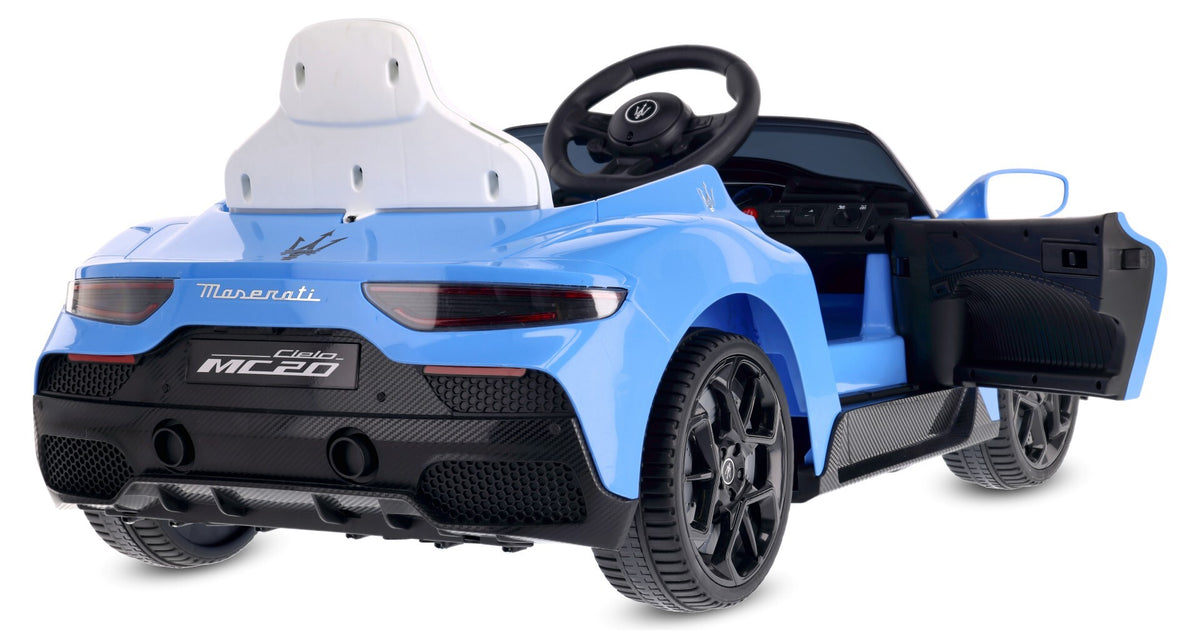 Battery-powered car Ride-on car Maserati GT Cabrio Pilot blue