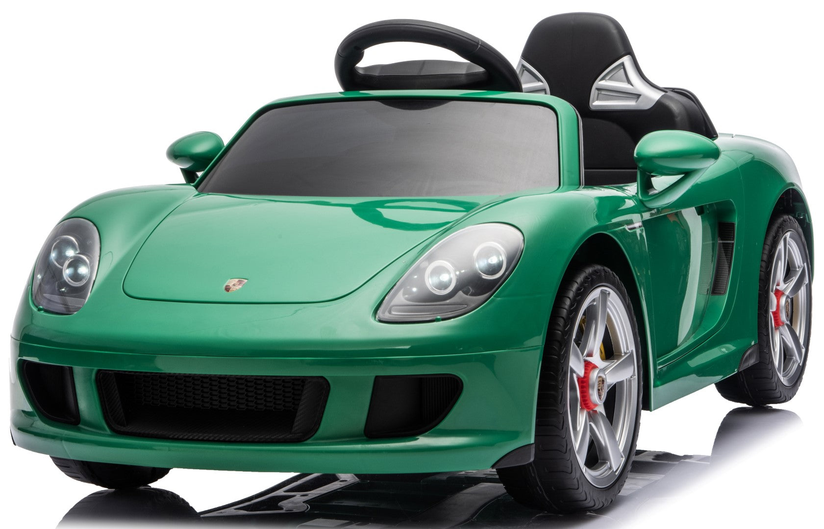 Sun Baby auto na akumulator Porsche Carrera GT Cabrio 12V, pilot, MP3, 2 silniki 390, zielone