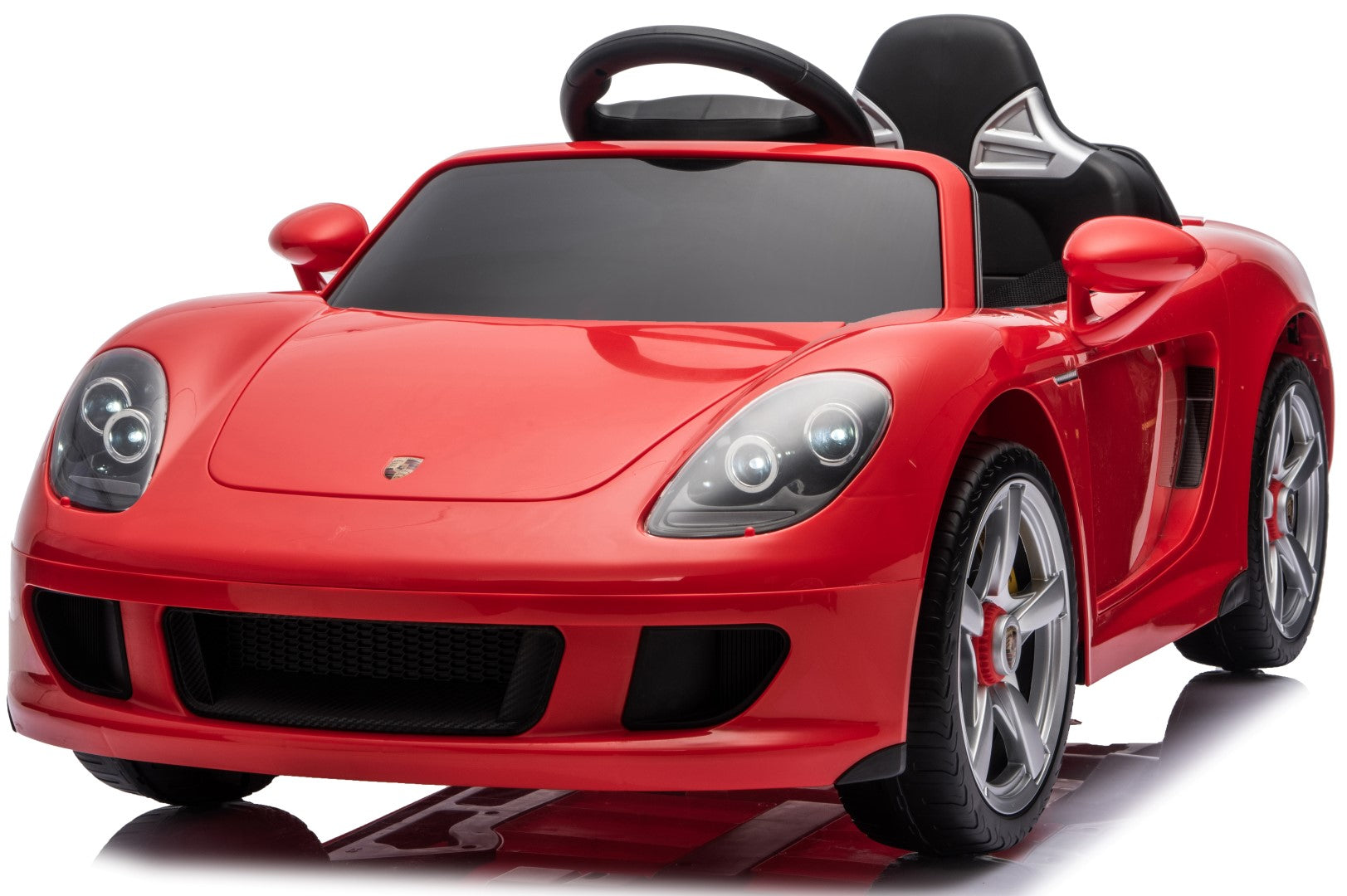 Sun Baby auto na akumulator Porsche Carrera GT Cabrio 12V, pilot, MP3, 2 silniki 390, czerwone