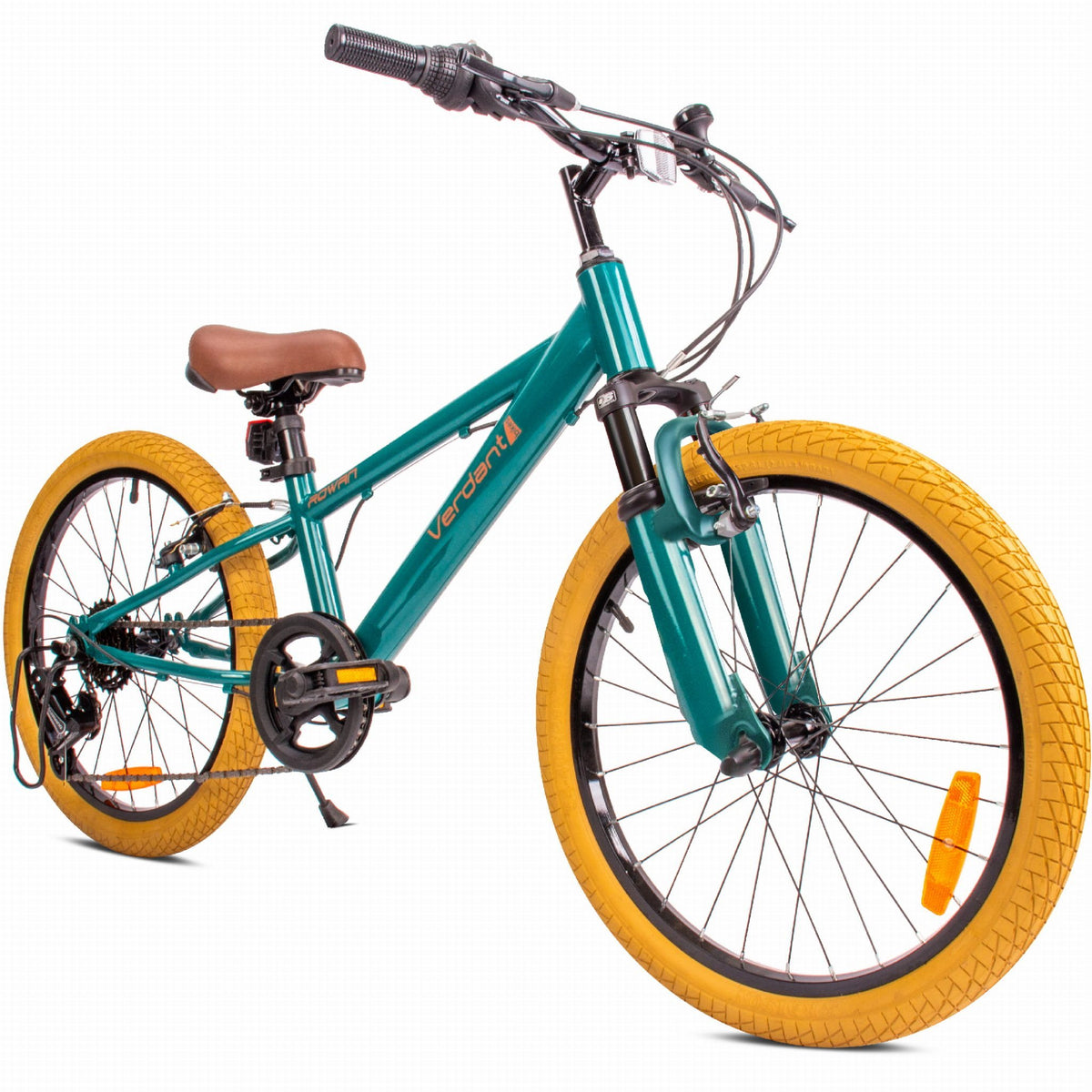Rower 20 cali dziecięcy górski z amortyzatorem SHOX MTB Shimano 6 biegów Verdant Rowan 2 gatunek