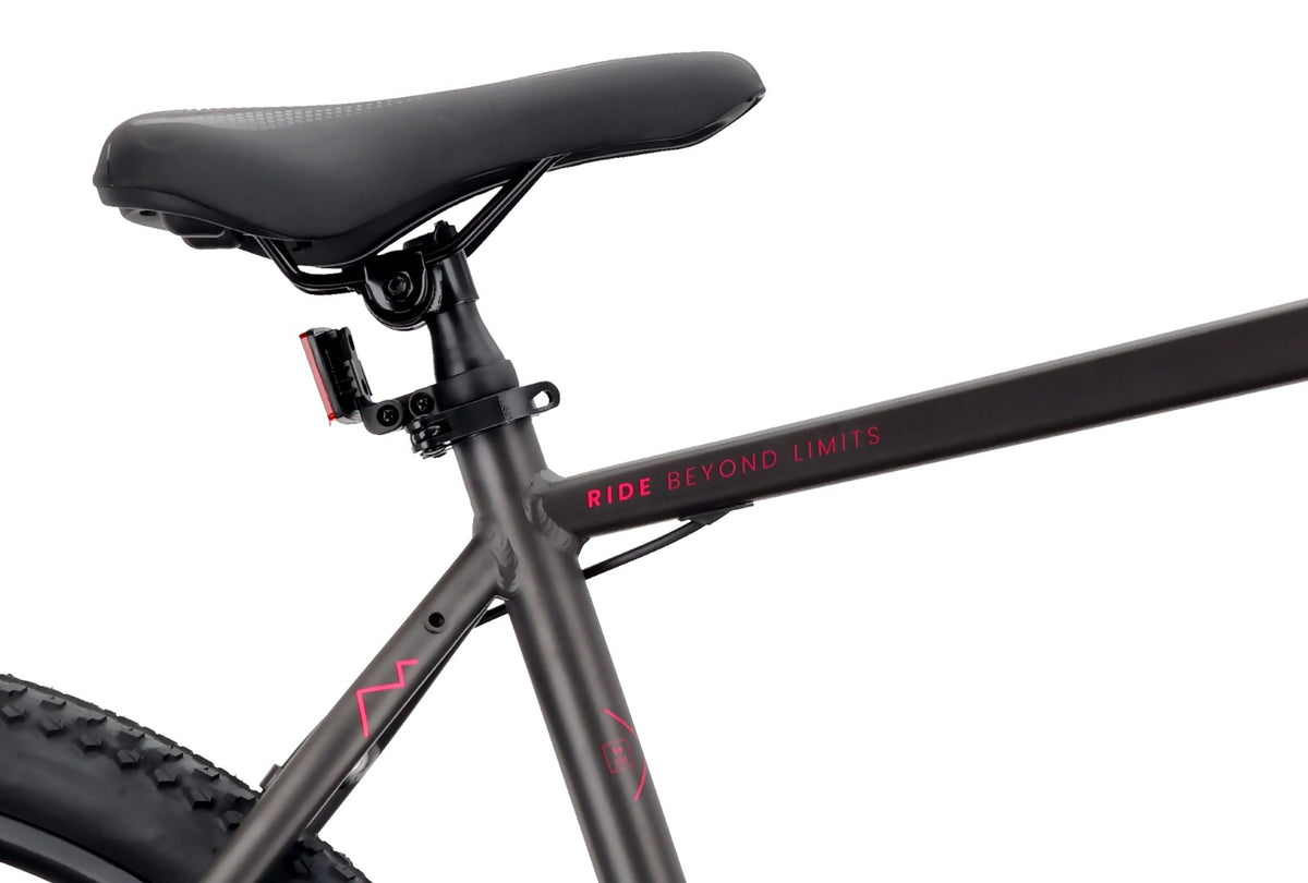 Rower górski MTB 29 cali KENDA Shimano Aluminium Lekki 21 biegów Amortyzator Hamulce tarczowe Rama L 21 cali Tatra Bikes Overland czarny fuksja matowy II gatunek