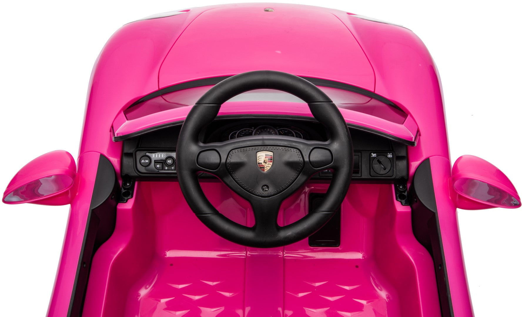 Sun Baby auto na akumulator Porsche Carrera GT Cabrio 12V, pilot, MP3, 2 silniki 390, różowe
