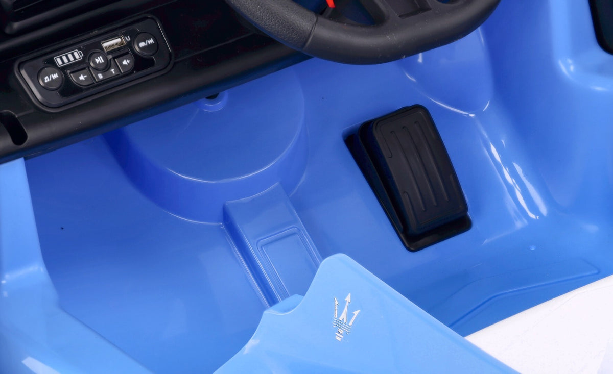 Battery-powered car Ride-on car Maserati GT Cabrio Pilot blue