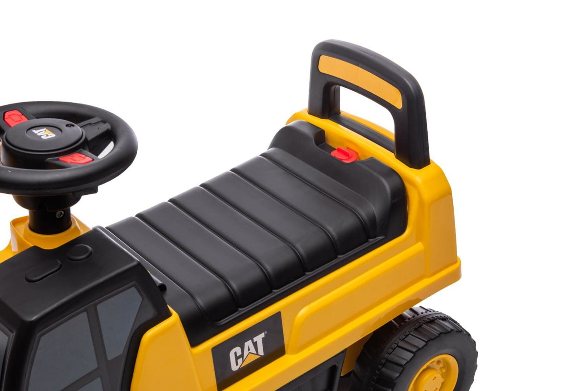 Jeździk samochód auto koparka CAT żółty II gatunek