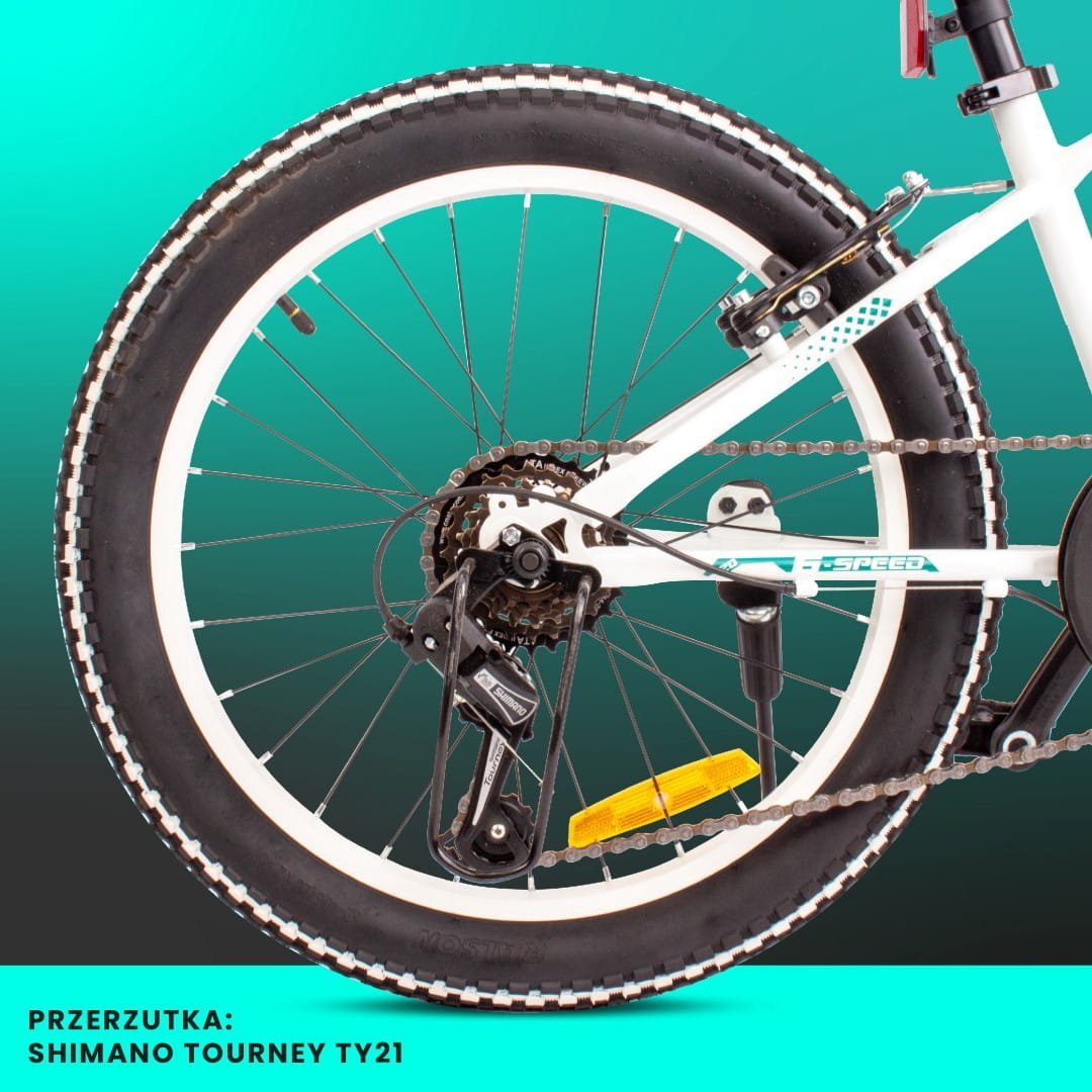 Rower 20 cali dla chłopca Tiger Bike Shimano RevoShift 6 biegowy II gatunek