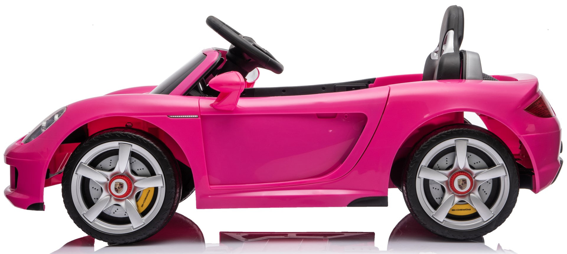 Sun Baby auto na akumulator Porsche Carrera GT Cabrio 12V, pilot, MP3, 2 silniki 390, różowe