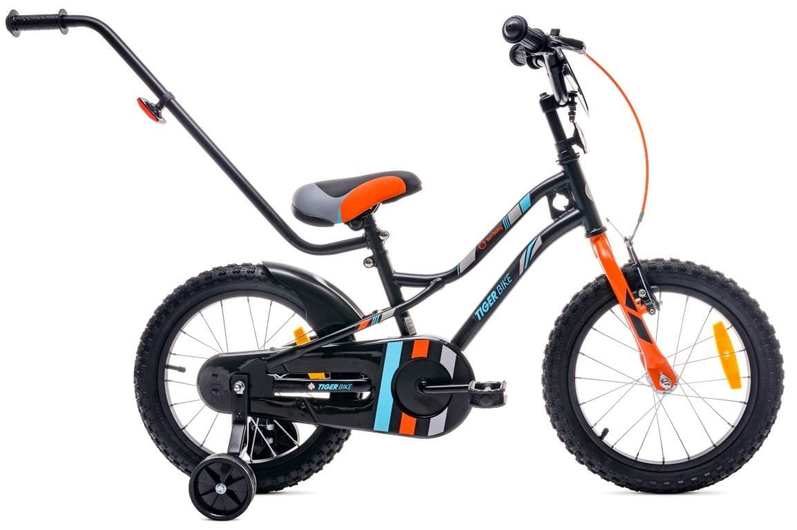 kinderfahrrad 16 zoll für jungs Kinderfahrrad 16 Zoll für Jungen, Lenker, Stützräder, Klingel, Tiger B – SunBaby