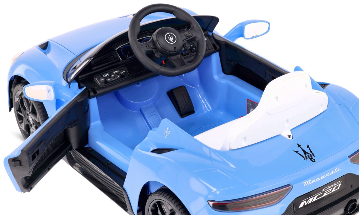 Battery-powered car Ride-on car Maserati GT Cabrio Pilot blue