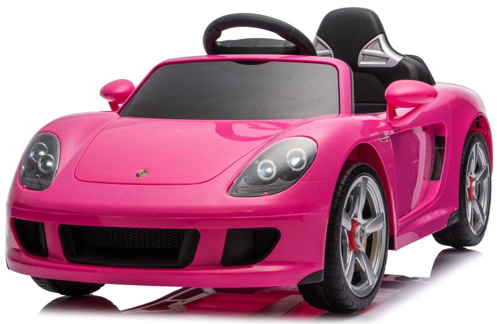 Sun Baby auto na akumulator Porsche Carrera GT Cabrio 12V, pilot, MP3, 2 silniki 390, różowe