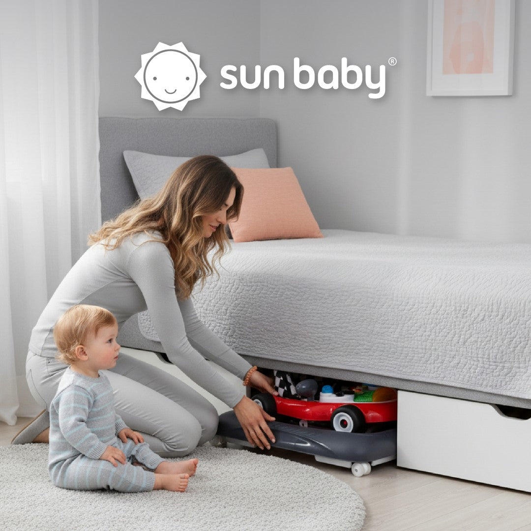 Interaktywny chodzik dla dzieci wyścigówka czerwono czarny