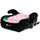 Fotelik samochodowy, Podstawka, poddupnik, Siedzisko samochodowe I-Size ISOFIX I-SIZE 125-150 cm Uchwyt na kubek LittleNestPro czarny różowy Sun Baby