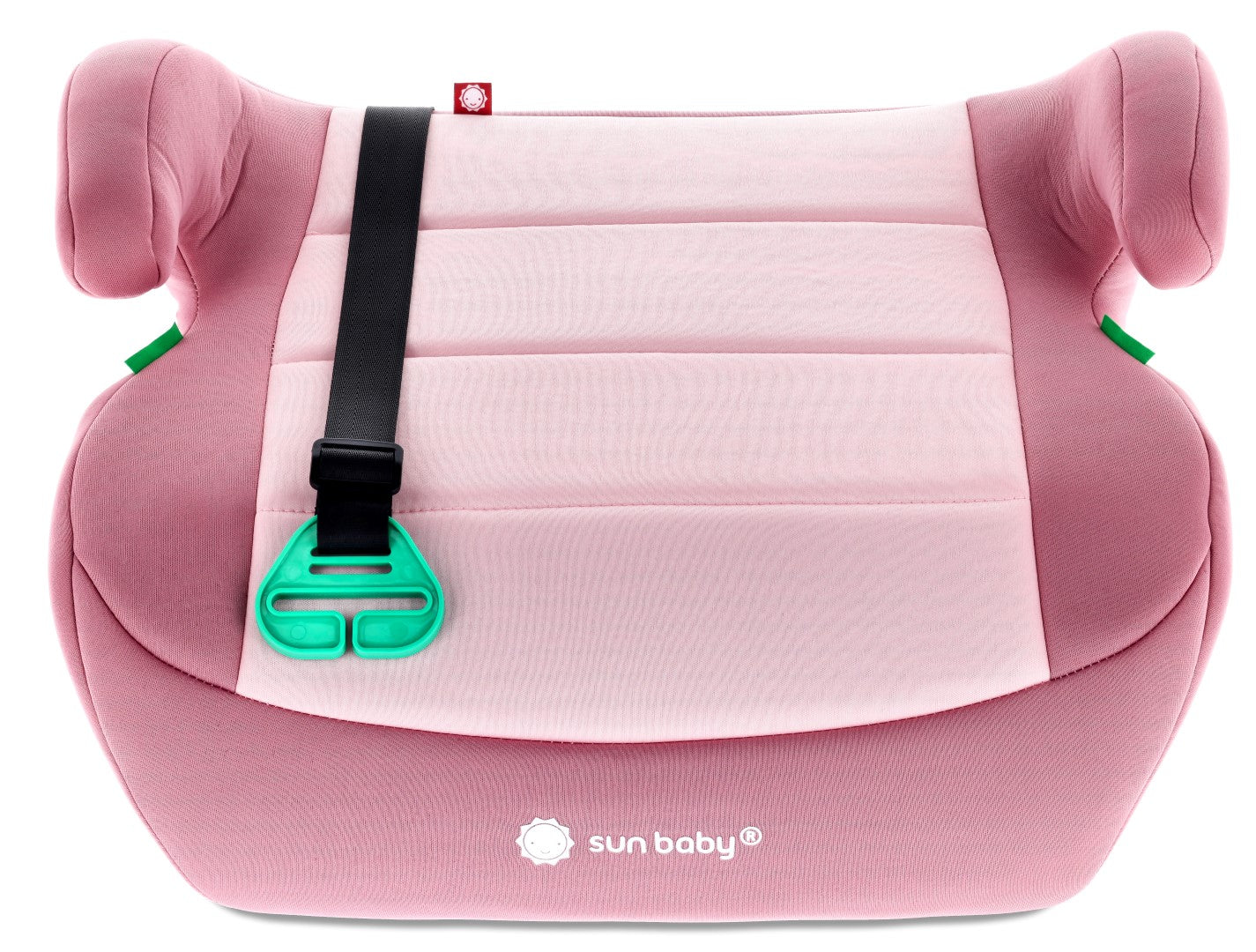 Fotelik samochodowy Podstawka Booster Siedzisko samochodowe 125-150 cm I-SIZE LittleNest różowy Sun Baby