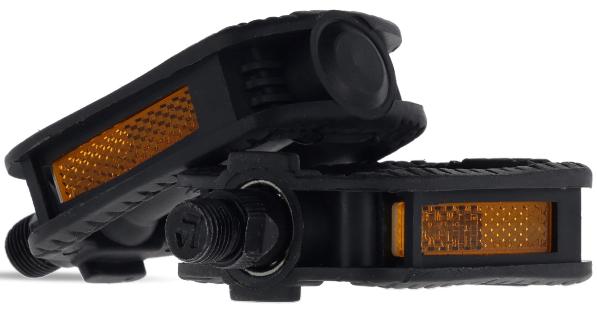 Bicycle Pedals Platform MTB City 20 inches Lightweight Plastic Black