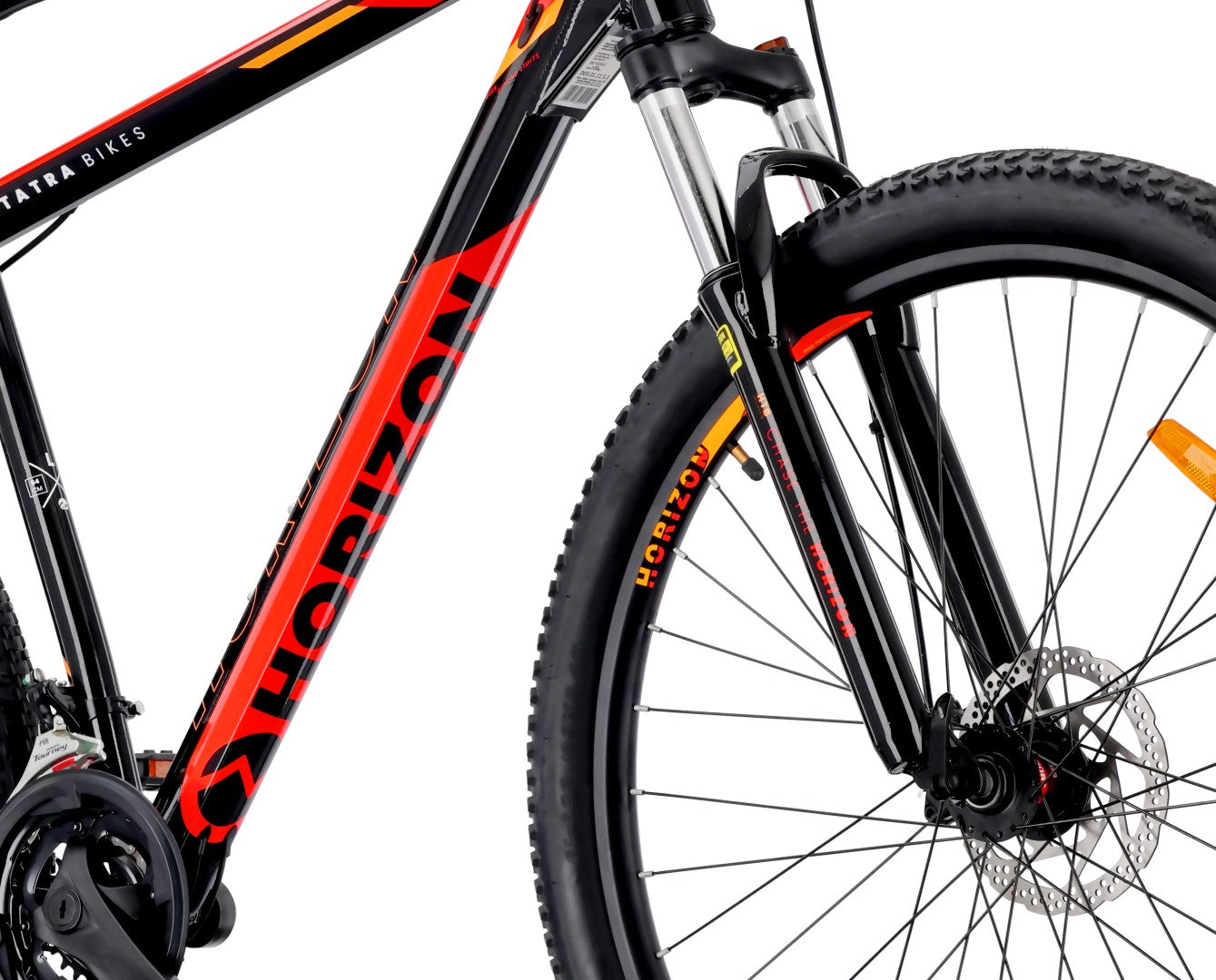 Rower górski MTB 29 cali Shimano Aluminium Lekki 21 biegów Amortyzator Hamulce tarczowe Rama L 21 cali Tatra Bikes Horizon czarny