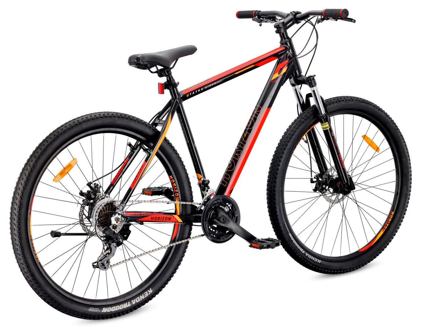 Rower górski MTB 29 cali Shimano Aluminium Lekki 21 biegów Amortyzator Hamulce tarczowe Rama L 21 cali Tatra Bikes Horizon czarny