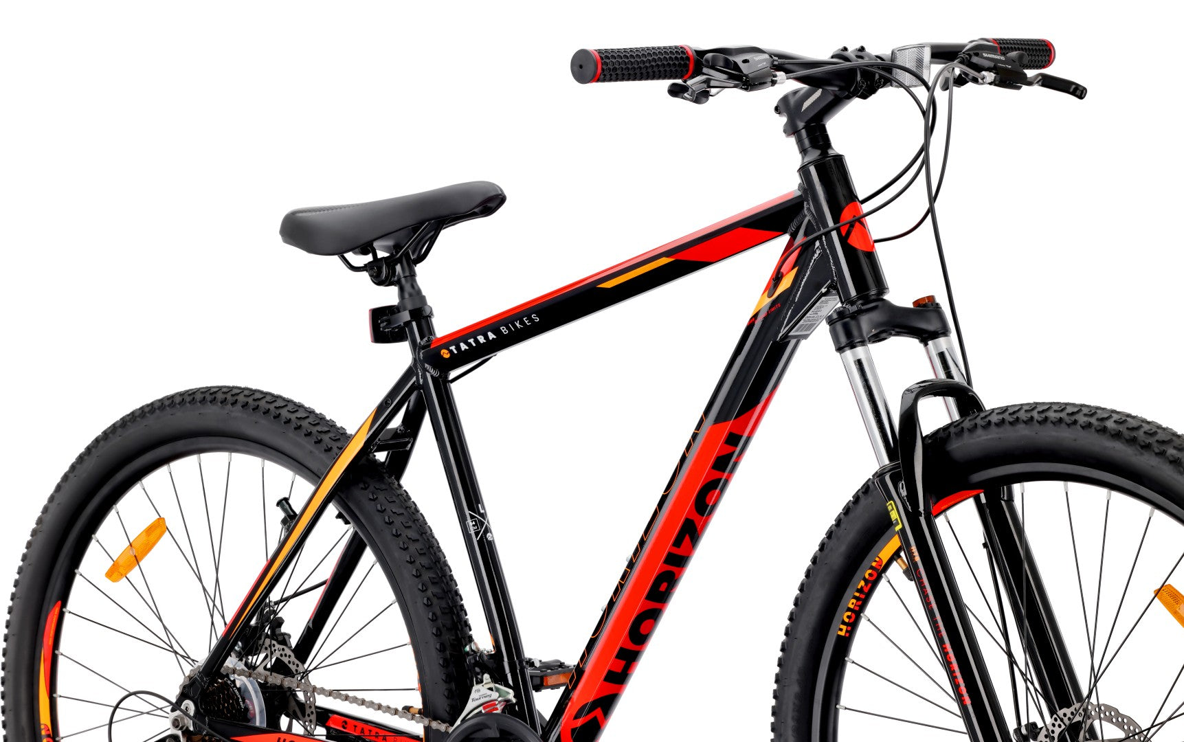 Rower górski MTB 29 cali Shimano Aluminium Lekki 21 biegów Amortyzator Hamulce tarczowe Rama L 21 cali Tatra Bikes Horizon czarny