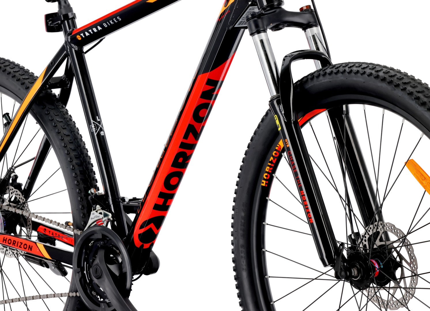 Rower górski MTB 29 cali Shimano Aluminium Lekki 21 biegów Amortyzator Hamulce tarczowe Rama L 21 cali Tatra Bikes Horizon czarny