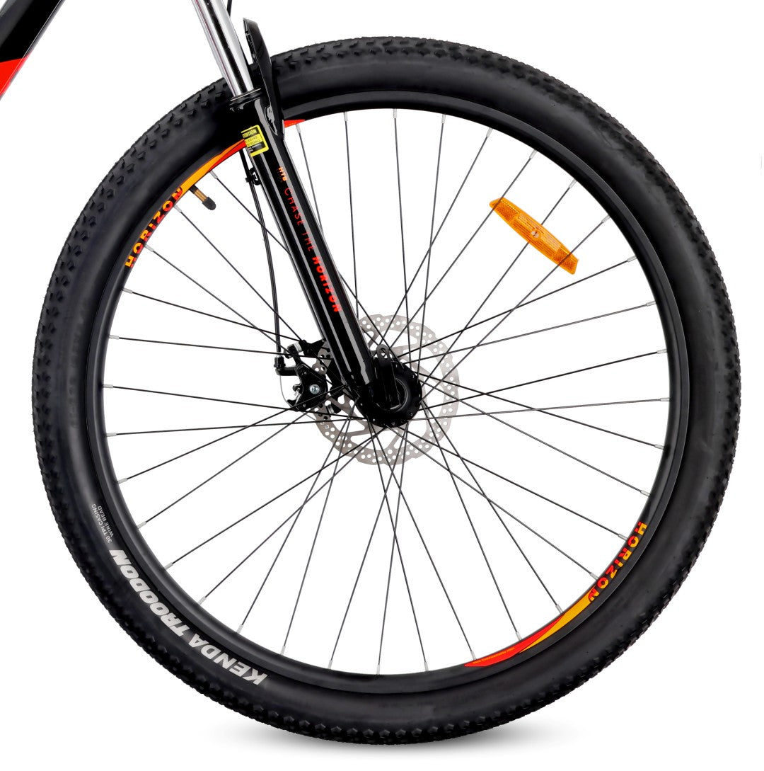 Rower górski MTB 29 cali Shimano Aluminium Lekki 21 biegów Amortyzator Hamulce tarczowe Rama L 21 cali Tatra Bikes Horizon czarny