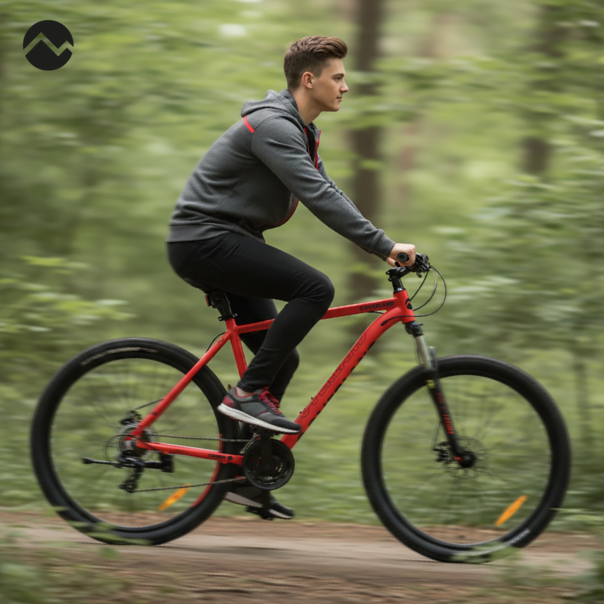 Mountainbike MTB 29 Zoll, KENDA Shimano Aluminium, leicht, 21 Gänge, Stoßdämpfer, Scheibenbremsen, Rahmengröße L, 21 Zoll, Tatra Bikes Overland, rot matt 