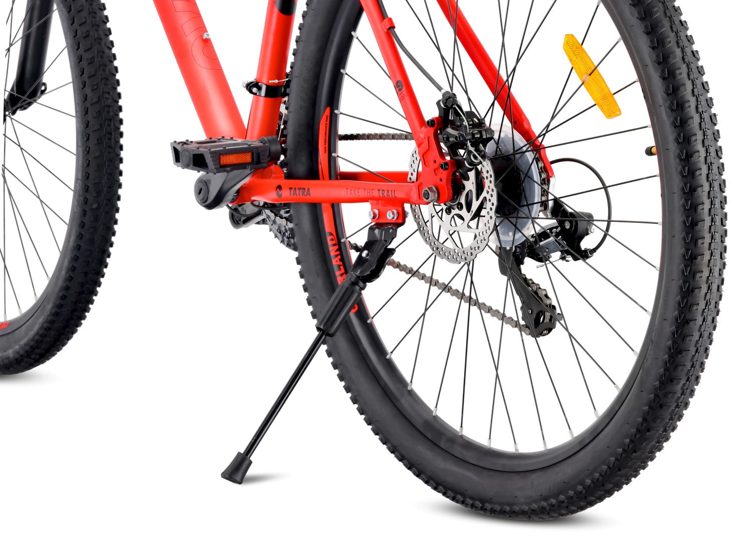 Mountainbike MTB 29 Zoll, KENDA Shimano Aluminium, leicht, 21 Gänge, Stoßdämpfer, Scheibenbremsen, Rahmengröße L, 21 Zoll, Tatra Bikes Overland, rot matt 