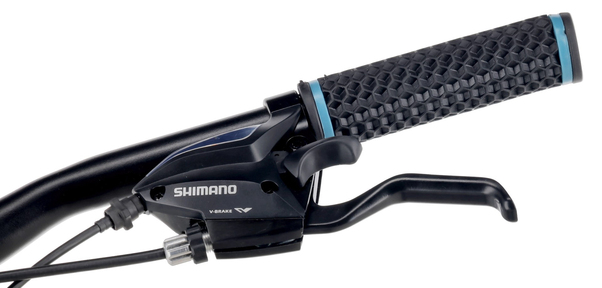 Mountainbike MTB 29 Zoll KENDA Shimano Aluminium Leichtbauweise 21 Gänge Stoßdämpfer Scheibenbremsen Rahmengröße L 21 Zoll Tatra Bikes Overland weiß blau 