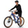 Rower górski MTB 27.5 cala 21 biegów na Komunię Aluminium Lekki Amortyzator Hamulce tarczowe Shimano Rama M 17 cali Verdant Shred niebieski
