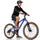 Rower górski MTB 27.5 cala 7 biegów na Komunię Aluminium Lekki Amortyzator Hamulce tarczowe Shimano Rama M 17 cali Verdant Shred niebieski