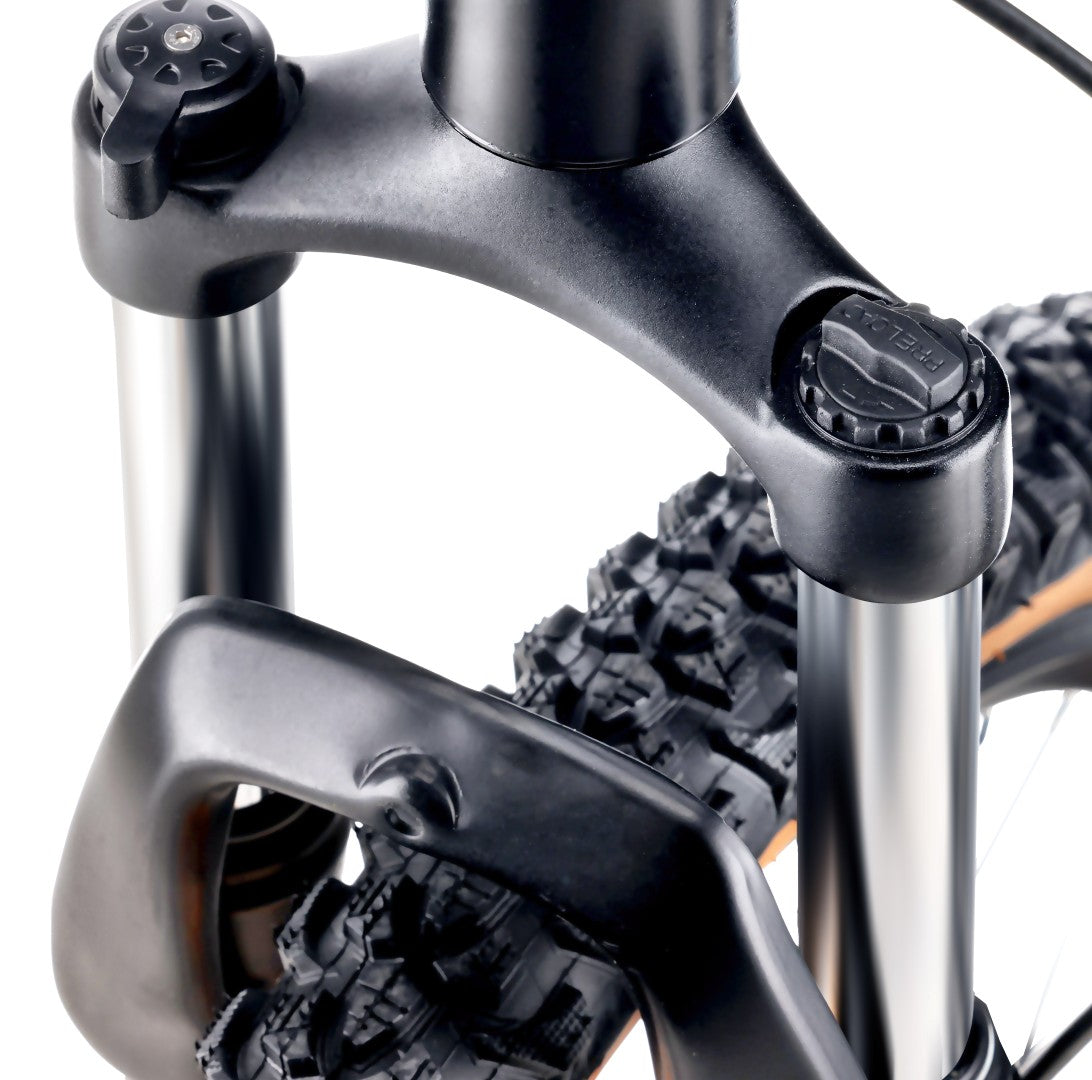 Rower górski MTB 27.5 cala 7 biegów na Komunię Aluminium Lekki Amortyzator Hamulce tarczowe Shimano Rama M 17 cali Verdant Shred czarny