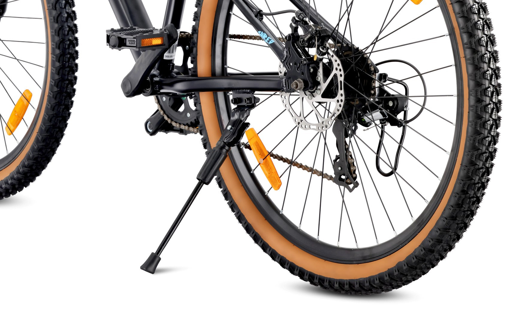 Rower górski MTB 27.5 cala 7 biegów na Komunię Aluminium Lekki Amortyzator Hamulce tarczowe Shimano Rama M 17 cali Verdant Shred czarny