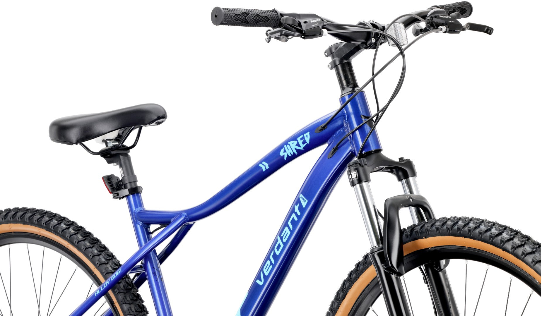 Rower górski MTB 29 cali 21 biegów Aluminium Lekki Amortyzator Hamulce tarczowe Shimano Rama L 19 cali Verdant Shred niebieski