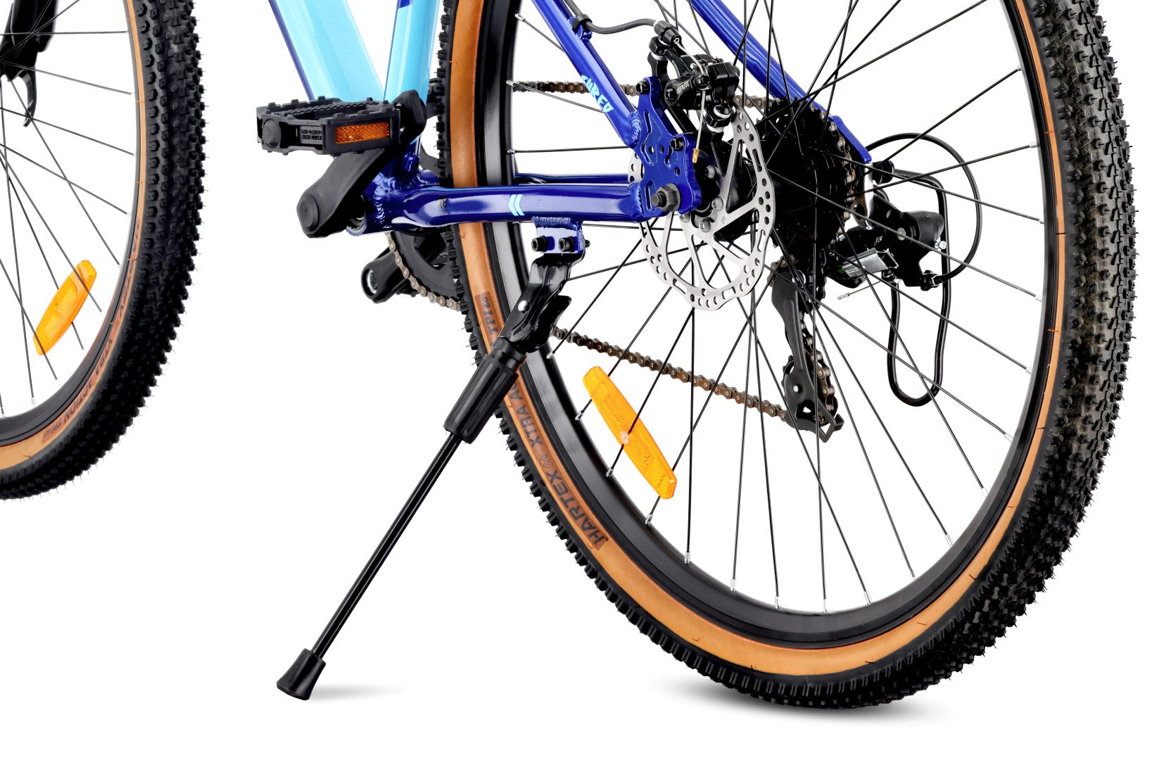 Rower górski MTB 29 cali 7 biegów Aluminium Lekki Amortyzator Hamulce tarczowe Shimano Rama L 19 cali Verdant Shred niebieski