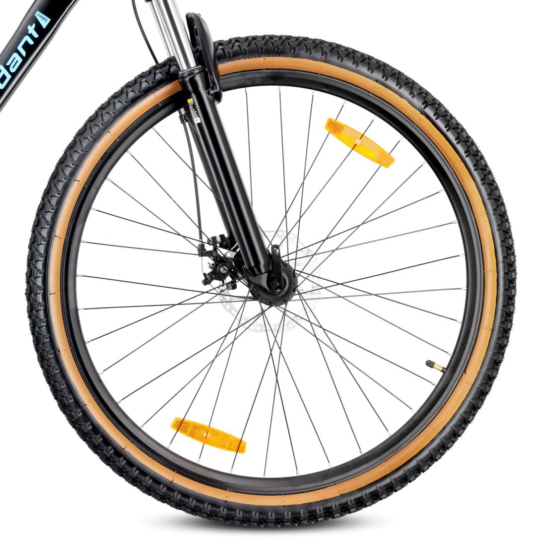 Rower górski MTB 29 cali 21 biegów Aluminium Lekki Amortyzator Hamulce tarczowe Shimano Rama L 19 cali Verdant Shred czarny