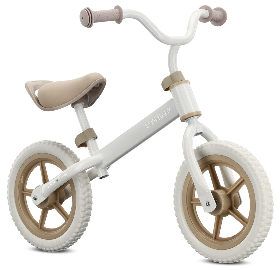 Kinderlaufrad 12 Zoll für 2-3-Jährige, leicht, Molto STRADA Beige