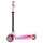LUMI RIDE Dreirad-Balance-Scooter, faltbar, verstellbar, LED-Plattform, 7 Farben, 20 Programme, Rosa, Sonne, Baby 