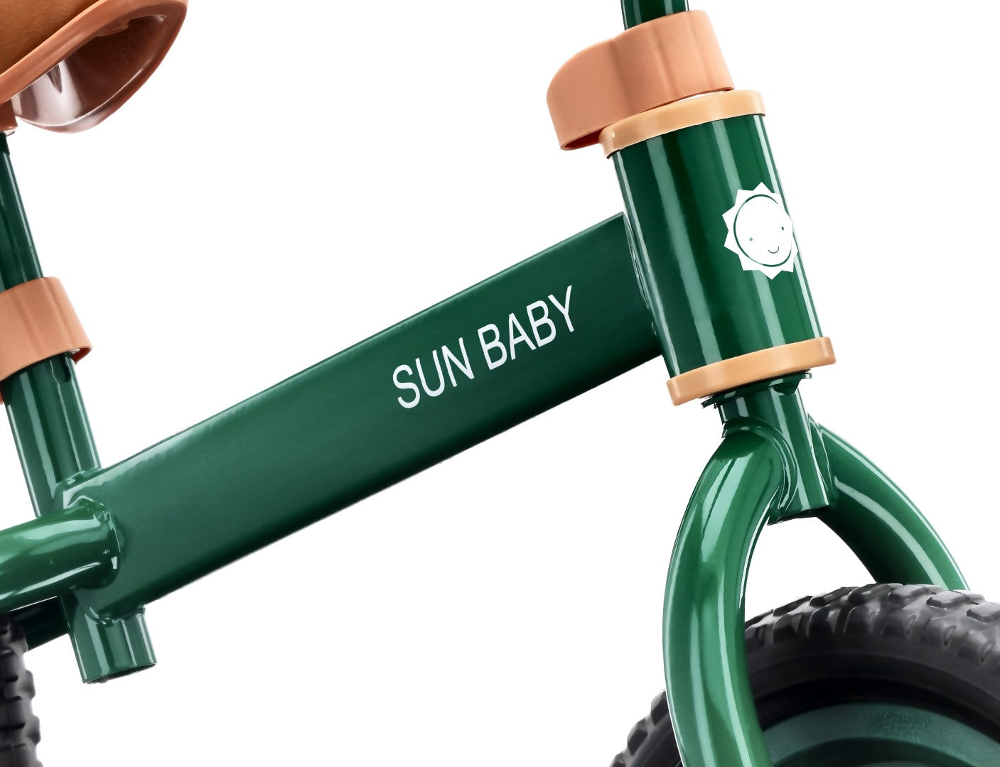Lekki Rowerek biegowy dla dziecka 12 cali 2 lat 3 lat 2,5 kg Molto STRADA Forest Green