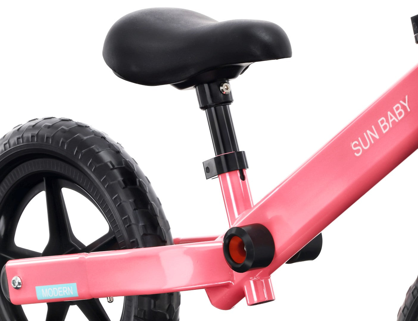 Laufrad für Kinder, leicht, aus EVA-Schaum, modernes Rosa-Mint 