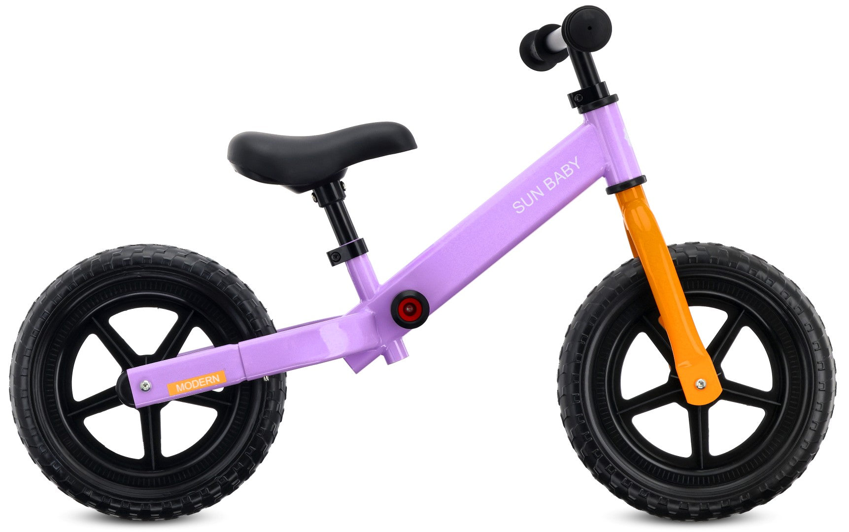 Rowerek biegowy dla dzieci Lekki Pianka EVA Modern liliowy pomarańczowy