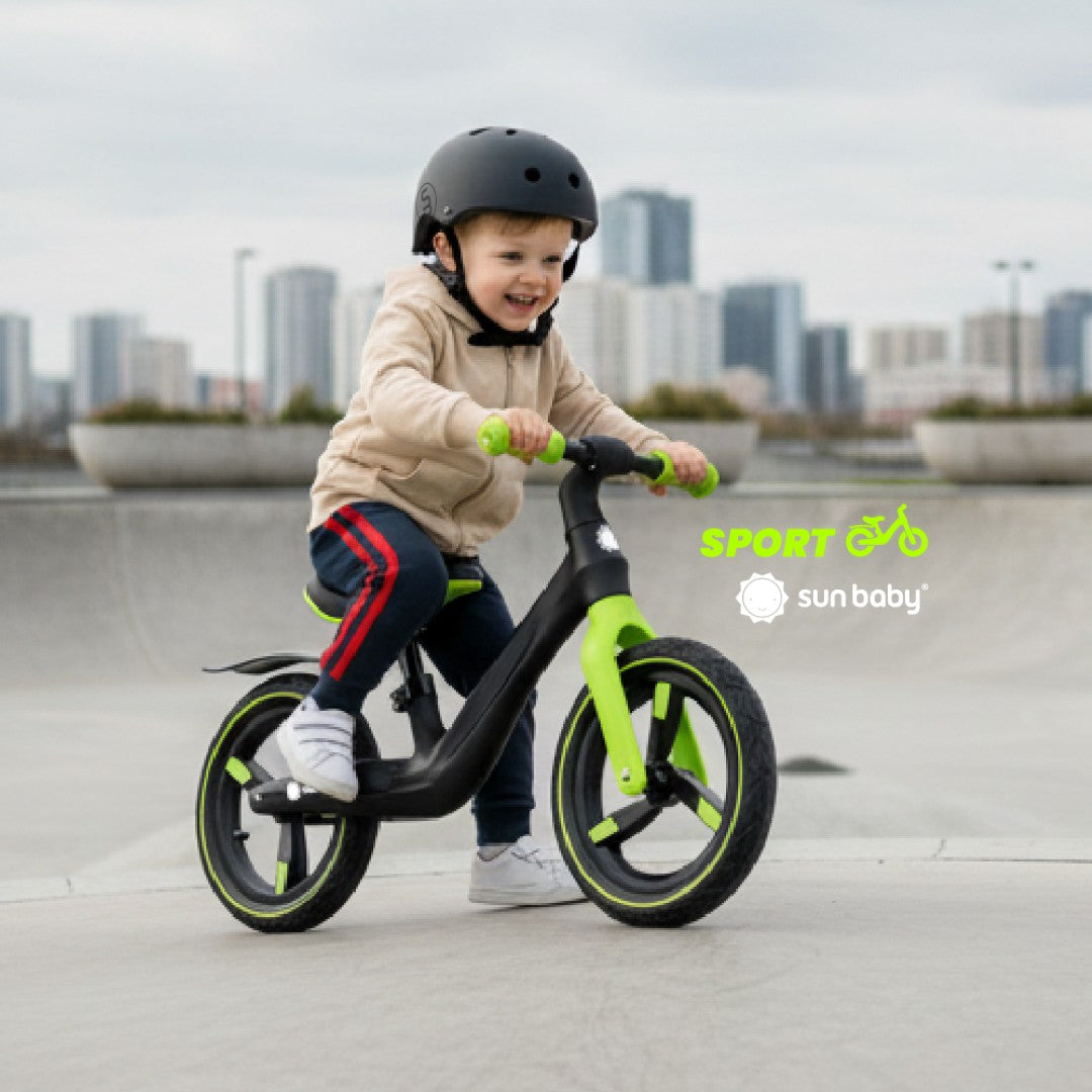 Lekki rowerek biegowy dla dzieci SPORT nylonowy 2,5 kg Błotnik koła pompowane od 2 lat