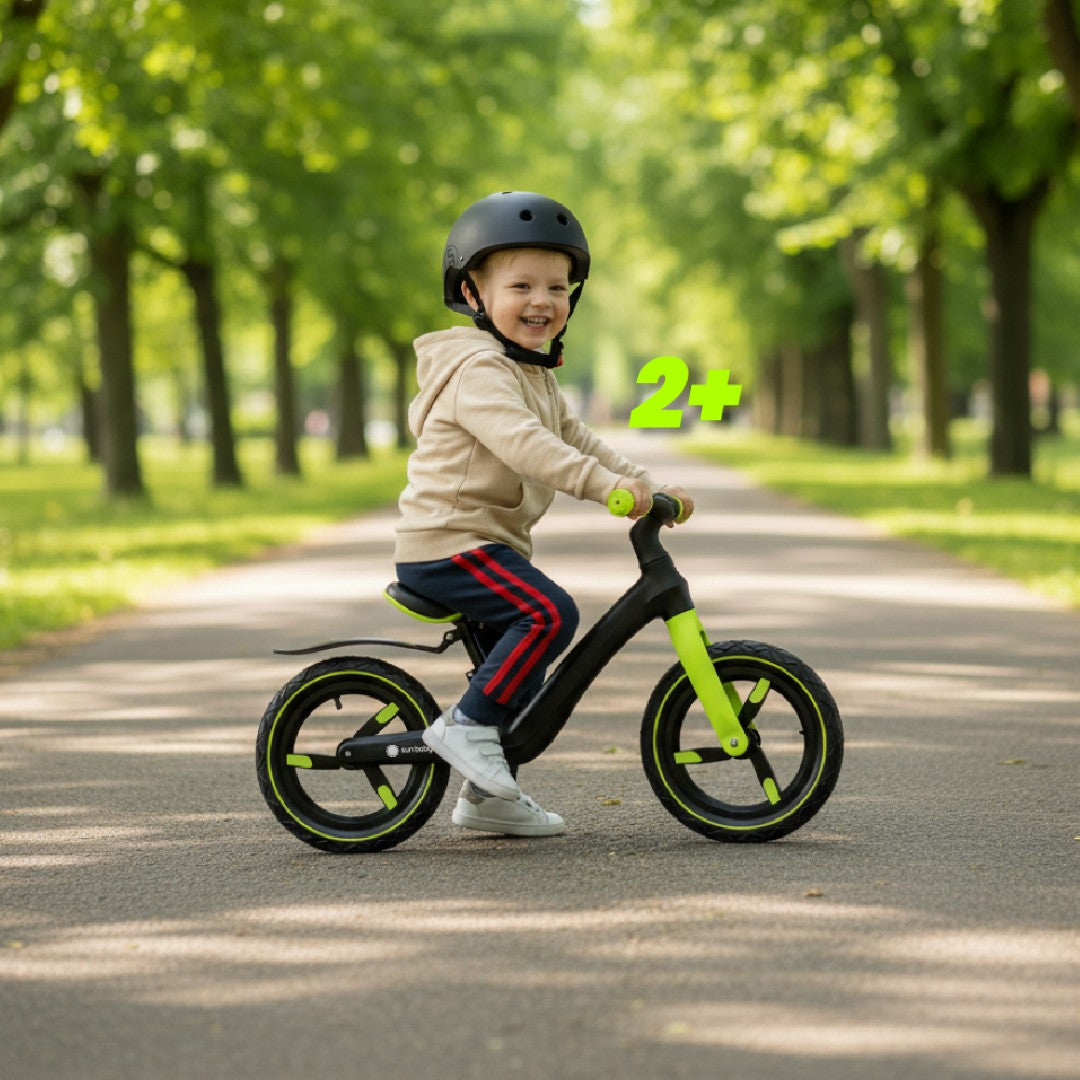 Lekki rowerek biegowy dla dzieci SPORT nylonowy 2,5 kg Błotnik koła pompowane od 2 lat