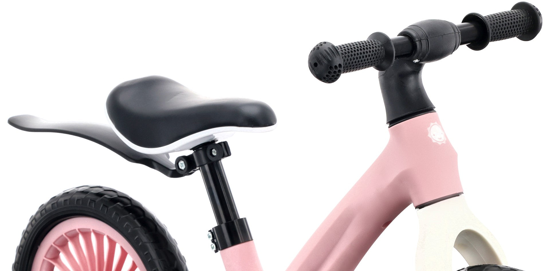 Laufrad für Kinder, sportliches Nylon-Fahrrad, leichte Schutzbleche, EVA-Schaumstoffräder, rosa
