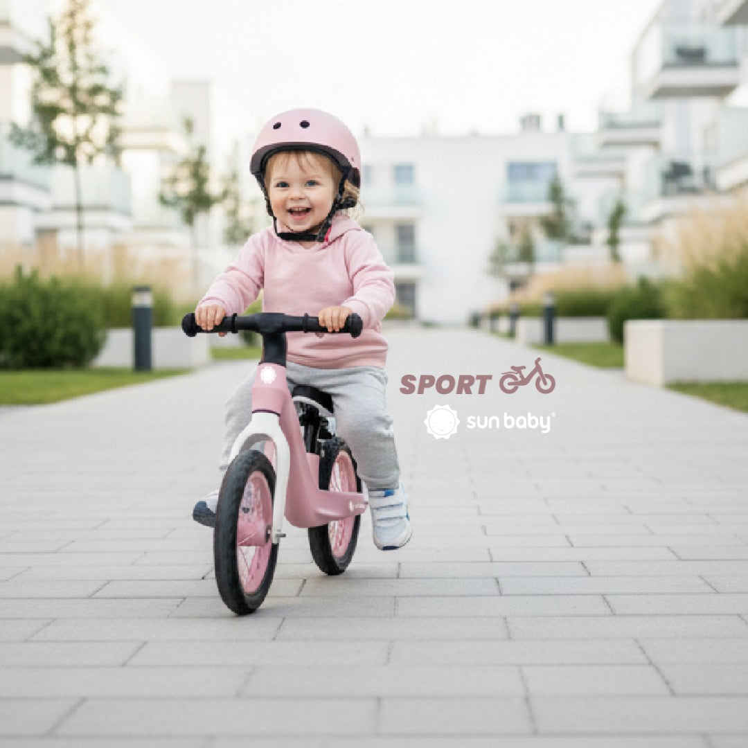 Laufrad für Kinder, sportliches Nylon-Fahrrad, leichte Schutzbleche, EVA-Schaumstoffräder, rosa